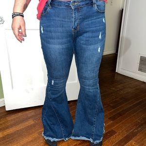 Bell bottom jeans